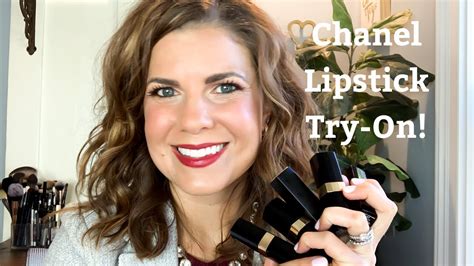 chanel lipstick try on